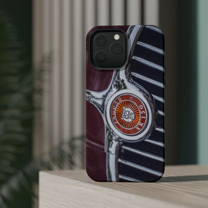 iPhone Cases, Jaguar XK 150 Sports Car Logo, Tough, Magnetic, Protective, Customizable, Car Lover Gift For Him, Father's Day