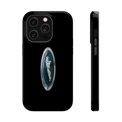 Magnetic Tough Cases, Classic Jaguar 'Leaper' Car Badge, Car Lover Gift, Protective iPhone Cover, Unique Design, Automotive Enthusiast