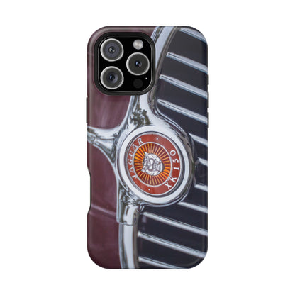 iPhone Cases, Jaguar XK 150 Sports Car Logo, Tough, Magnetic, Protective, Customizable, Car Lover Gift For Him, Father's Day