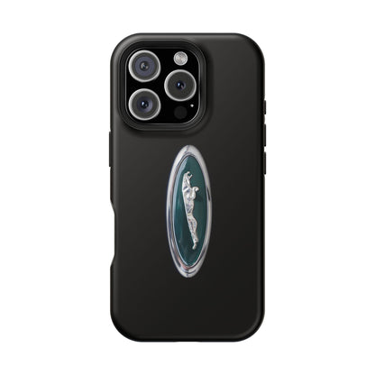 Magnetic Tough Cases, Classic Jaguar 'Leaper' Car Badge, Car Lover Gift, Protective iPhone Cover, Unique Design, Automotive Enthusiast