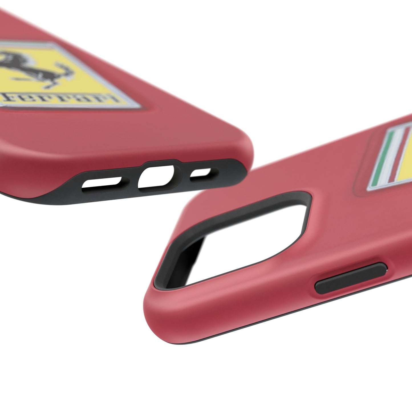 Magnetic iPhone Cases, Legendary Ferrari Badge Design, Tough Phone Case, Protective Cover, Custom Smartphone Shell, Unique Mobile Accessory
