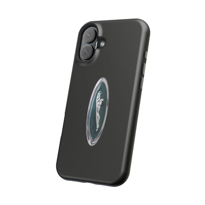 Magnetic Tough Cases, Classic Jaguar 'Leaper' Car Badge, Car Lover Gift, Protective iPhone Cover, Unique Design, Automotive Enthusiast