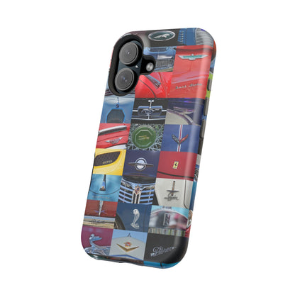 Magnetic Tough Cases, Muscle Car Logo Badges, Classic Car Details - iPhone Accessories, Protective Cover, Vehicle Enthusiast Gift, Car Lover