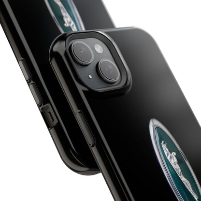 Magnetic Tough Cases, Classic Jaguar 'Leaper' Car Badge, Car Lover Gift, Protective iPhone Cover, Unique Design, Automotive Enthusiast
