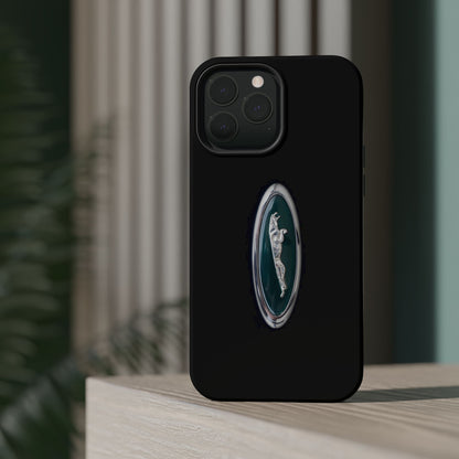 Magnetic Tough Cases, Classic Jaguar 'Leaper' Car Badge, Car Lover Gift, Protective iPhone Cover, Unique Design, Automotive Enthusiast