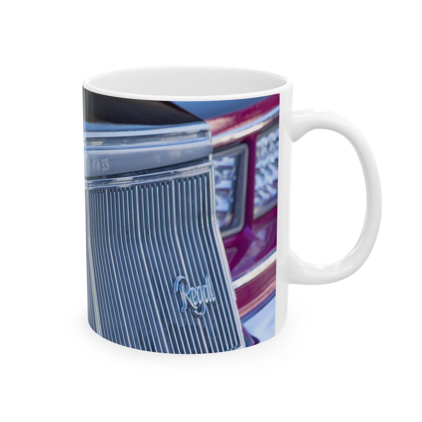 Buick Regal Classic Car Logo and Grill - lots of chrome to wrap around 11 or 15oz mugs!