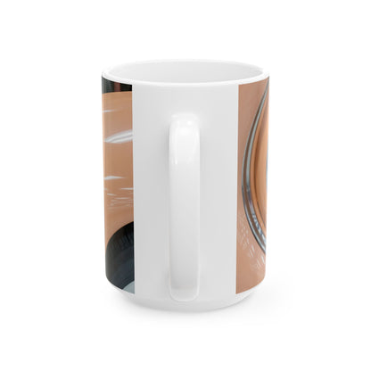 Classic Car Ceramic Mug, Vintage Automobile Gift, Antique Vehicle Coffee Cup, Retro Car Enthusiast Tea Mug, 1936 Packard Gift, Unique Car