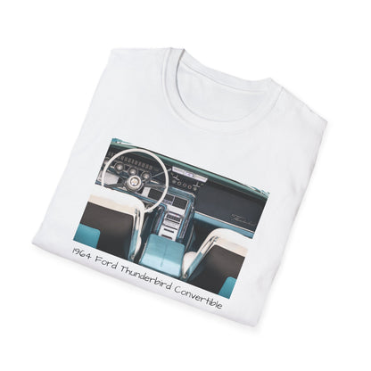 Copy of Classic Car T-Shirt, Vintage Car Tee, Retro Car Shirt, Car Lover Gift, Muscle Car Apparel, Ford Thunderbird, Convertible