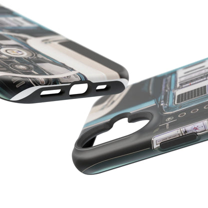 Vintage Car Dashboard Magnetic Tough Cases, 1964 Ford Thunderbird Phone Case, Automotive Gift, Car Lover Gift, Retro Auto Accessories, Car