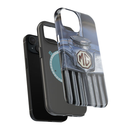 iPhone Case, 1953 MG TD Classic Sports Car Magnetic Tough Case, Vintage Car Gift, Car Enthusiast Phone Cover, Vehicle Lover Tech Accessory,