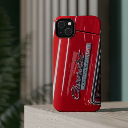 Magnetic Tough Cases, Chevrolet Impala SS classic muscle car logo badge, Protective Phone Cover, Vintage Car Lover Gift, Custom Phone Case,