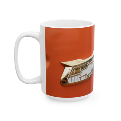 Vintage Chevy Bel Air Mug - Classic Car Enthusiast Coffee Cup, Perfect Gift for Car Lovers, Ideal for Birthdays, Anniversaries, and Holidays