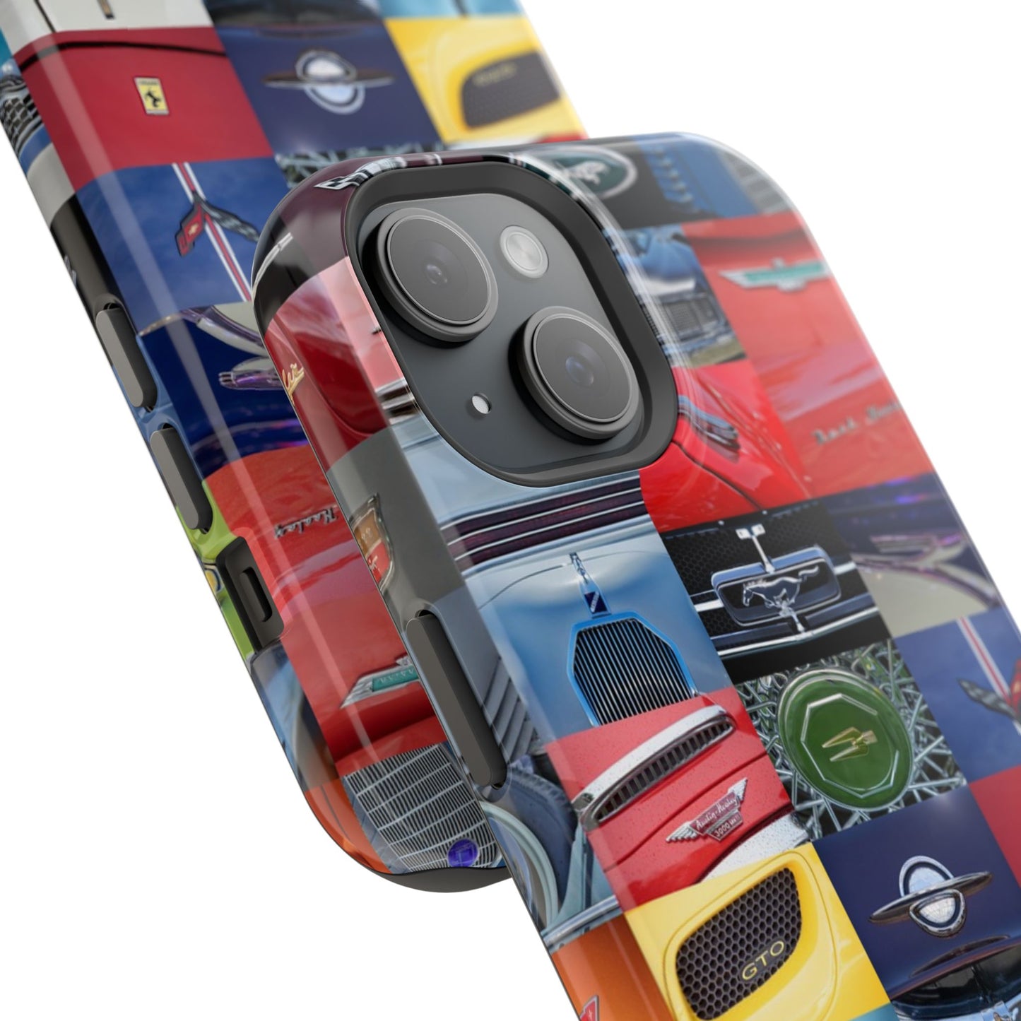 Magnetic Tough Cases, Muscle Car Logo Badges, Classic Car Details - iPhone Accessories, Protective Cover, Vehicle Enthusiast Gift, Car Lover