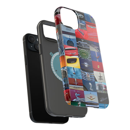 Magnetic Tough Cases, Muscle Car Logo Badges, Classic Car Details - iPhone Accessories, Protective Cover, Vehicle Enthusiast Gift, Car Lover