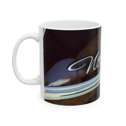Classic Muscle Car Ceramic Mug, Vintage Car Lover Gift, Automotive Enthusiast Cup, Retro Car Coffee Mug, Chevrolet Drinkware, Car Collector