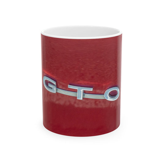 GTO Ceramic Mug, Classic Car Lover Gift, Vintage Auto Mug, Perfect for Coffee & Tea, Car Enthusiast, Father's Day, Collectible