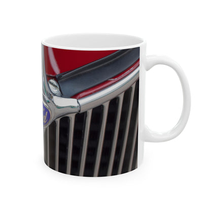 Ford auto logo and car grill, perfect for 11 or 15oz ceramic cups and mugs.