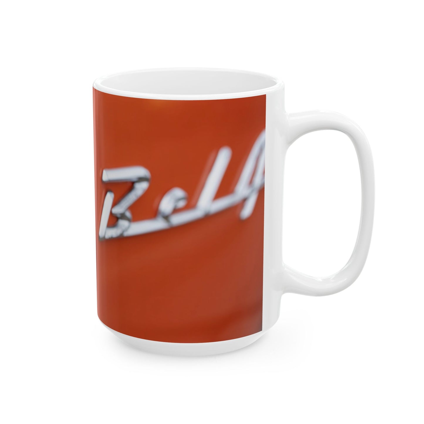 Vintage Chevy Bel Air Mug - Classic Car Enthusiast Coffee Cup, Perfect Gift for Car Lovers, Ideal for Birthdays, Anniversaries, and Holidays