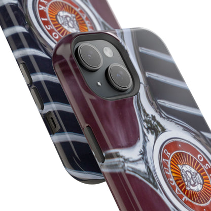 iPhone Cases, Jaguar XK 150 Sports Car Logo, Tough, Magnetic, Protective, Customizable, Car Lover Gift For Him, Father's Day