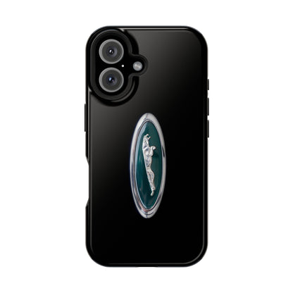 Magnetic Tough Cases, Classic Jaguar 'Leaper' Car Badge, Car Lover Gift, Protective iPhone Cover, Unique Design, Automotive Enthusiast