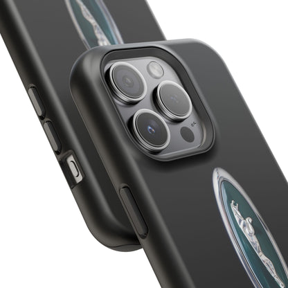 Magnetic Tough Cases, Classic Jaguar 'Leaper' Car Badge, Car Lover Gift, Protective iPhone Cover, Unique Design, Automotive Enthusiast