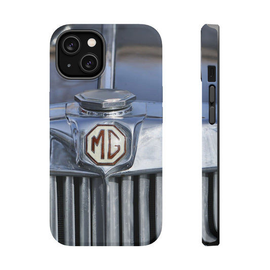 iPhone Case, 1953 MG TD Classic Sports Car Magnetic Tough Case, Vintage Car Gift, Car Enthusiast Phone Cover, Vehicle Lover Tech Accessory,