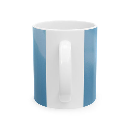 Datsun classic Z-car chrome logo for collectible auto 11 or 15oz cups or mugs.
