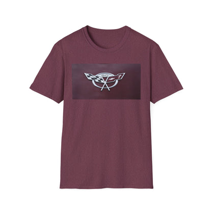 Corvette Stingray 50th Anniversary Classic Muscle Car Badge T-Shirt