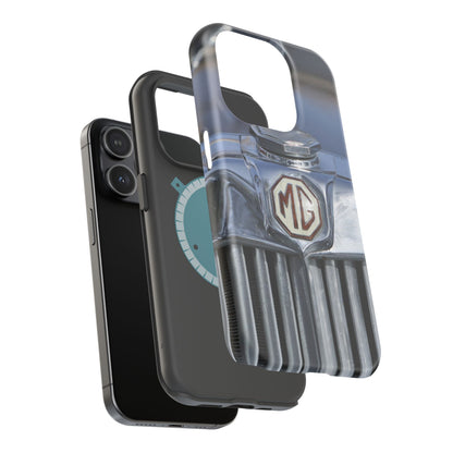 iPhone Case, 1953 MG TD Classic Sports Car Magnetic Tough Case, Vintage Car Gift, Car Enthusiast Phone Cover, Vehicle Lover Tech Accessory,
