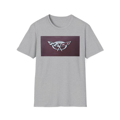 Corvette Stingray 50th Anniversary Classic Muscle Car Badge T-Shirt