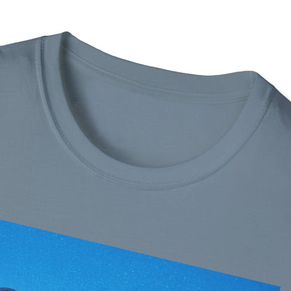 Corvette Stingray classic car chrome logo, silver on metal flake blue.