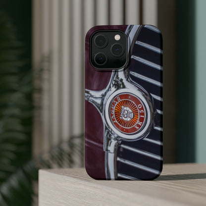 iPhone Cases, Jaguar XK 150 Sports Car Logo, Tough, Magnetic, Protective, Customizable, Car Lover Gift For Him, Father's Day