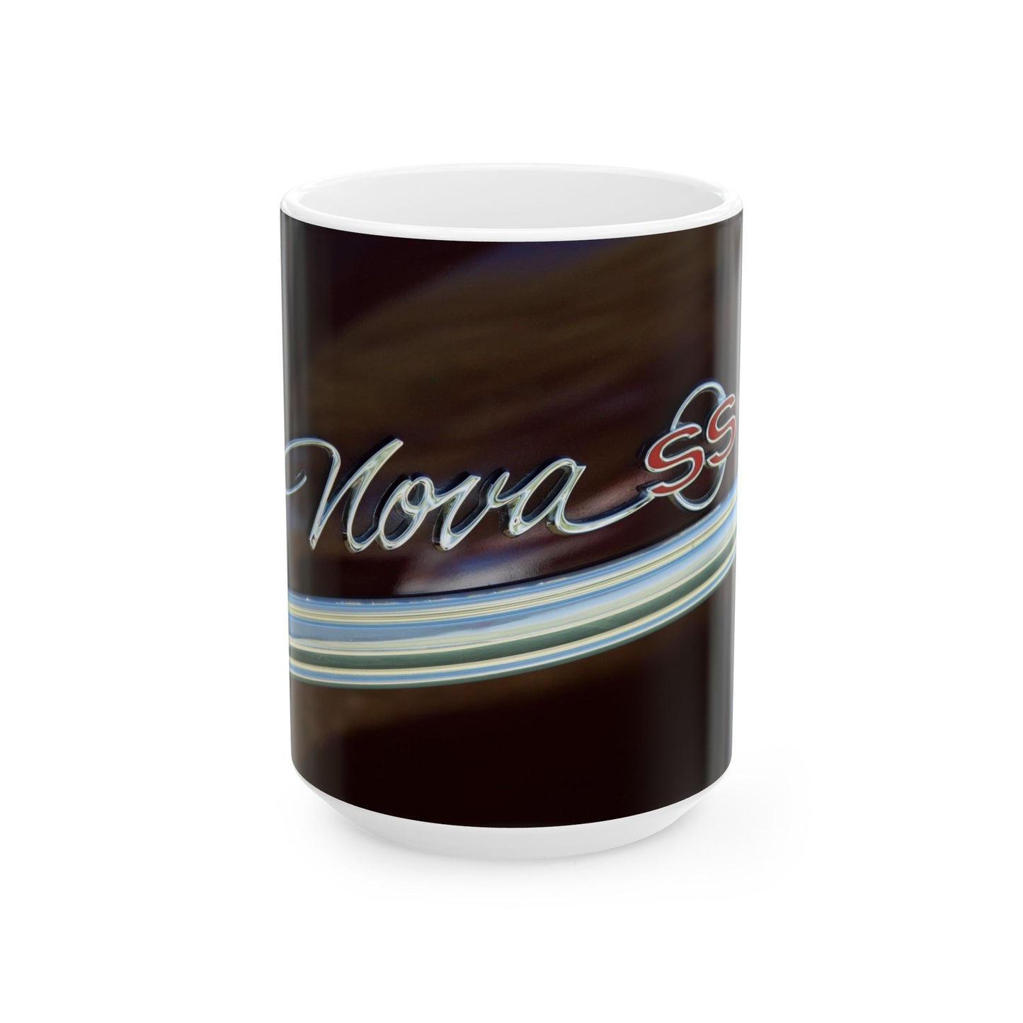 Classic Muscle Car Ceramic Mug, Vintage Car Lover Gift, Automotive Enthusiast Cup, Retro Car Coffee Mug, Chevrolet Drinkware, Car Collector