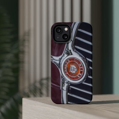 iPhone Cases, Jaguar XK 150 Sports Car Logo, Tough, Magnetic, Protective, Customizable, Car Lover Gift For Him, Father's Day