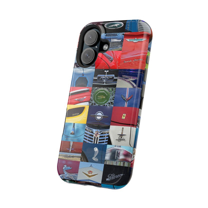 Magnetic Tough Cases, Muscle Car Logo Badges, Classic Car Details - iPhone Accessories, Protective Cover, Vehicle Enthusiast Gift, Car Lover