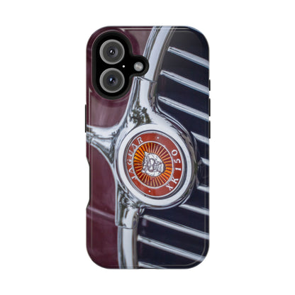 iPhone Cases, Jaguar XK 150 Sports Car Logo, Tough, Magnetic, Protective, Customizable, Car Lover Gift For Him, Father's Day
