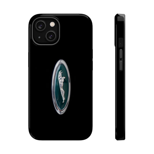 Magnetic Tough Cases, Classic Jaguar 'Leaper' Car Badge, Car Lover Gift, Protective iPhone Cover, Unique Design, Automotive Enthusiast
