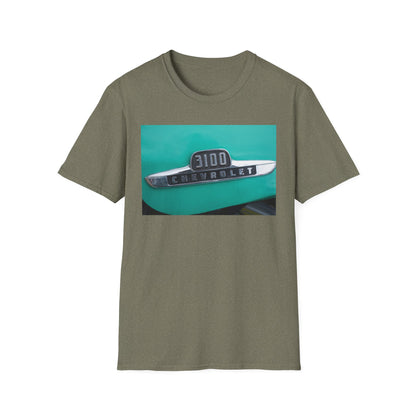 Chevrolet 3100 Classic Car 1/2 Ton Pickup Logo with Chrome Trim.