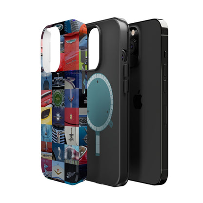 Magnetic Tough Cases, Muscle Car Logo Badges, Classic Car Details - iPhone Accessories, Protective Cover, Vehicle Enthusiast Gift, Car Lover